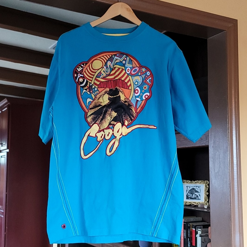 Coogi embroidered shirt